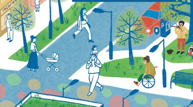 Načrtujmo skupaj zdrava mesta! – novi priročnik za načrtovanje hodljivega okolja