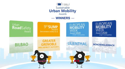 EVROPSKI TEDEN MOBILNOSTI:  Podeljene Evropske nagrade za urbano mobilnost