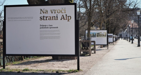 Razstava Na vroči strani Alp