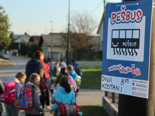 Vabilo za šole in občine - Usposabljanje za izvajanje Pešbusa in Bicivlaka