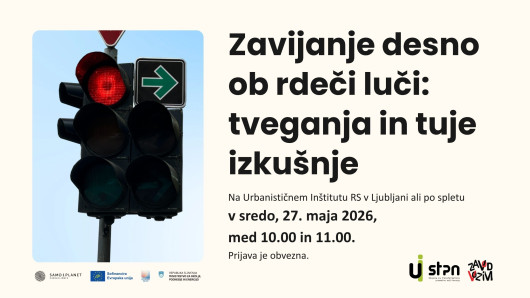 Zavijanje desno ob rdeči luči: tveganja in tuje izkušnje - strokovni posvet