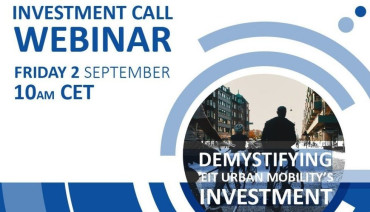 Webinar: Demistifikacija naložb EIT v urbano mobilnost