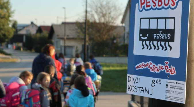 Usposabljanje za izvajanje Pešbusa in Bicivlaka