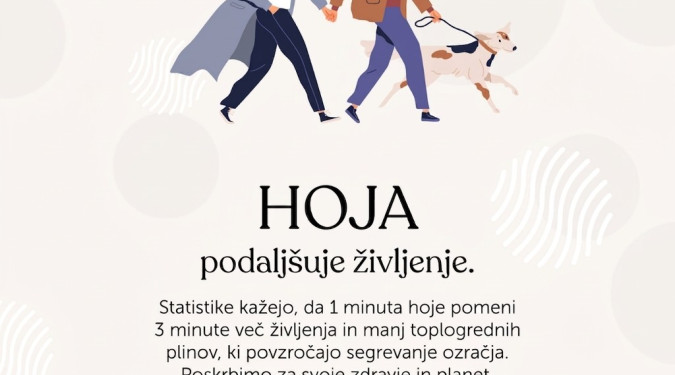 27. april naj bo tudi dan za razmislek o hoji kot delu vsakdanje mobilnosti